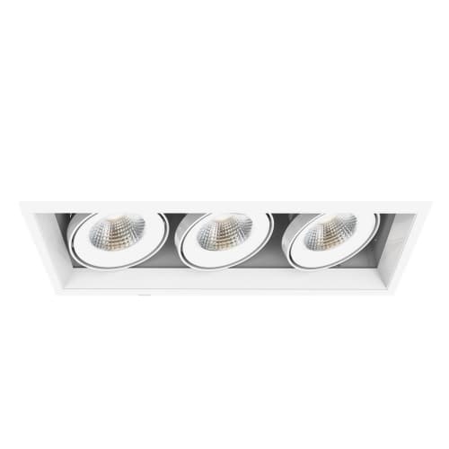 18-in 78W Recess Downlight, 3-Light, Wide, 120V, 7500 lm, 3500K, WH