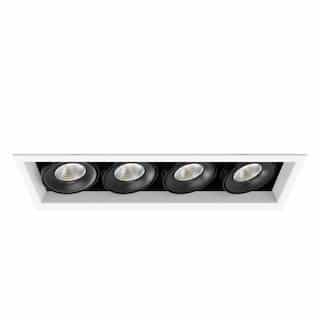 24-in 104W Multiple Recess Downlight, Flood, 120V, 1000 lm, 3000K, WH