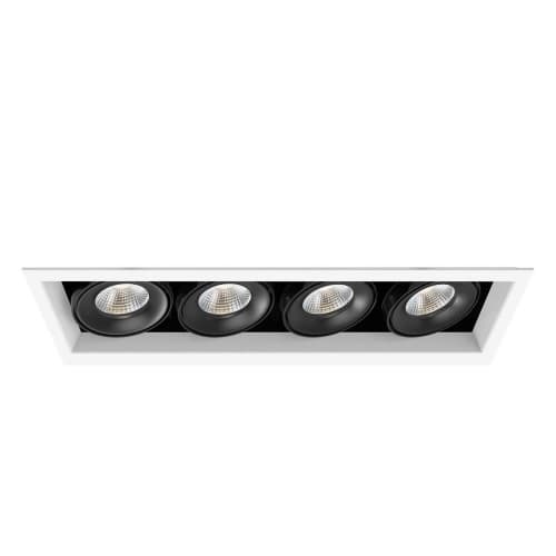 24-in 104W Recess Downlight, 4-Light, Wide, 120V, 10000 lm, 3500K, WH