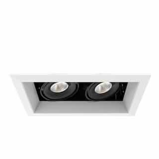 Eurofase 10-in 30W Recessed Downlight, 2-Light, Wide, 120V, 2580 lm, 3000K, WH