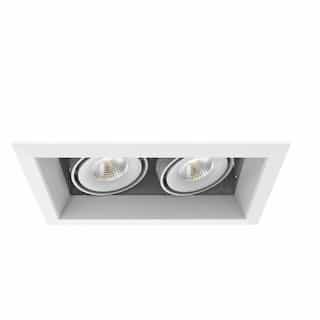 10-in 30W Recessed Downlight, 2-Light, Wide, 120V, 2580 lm, 3000K, WH