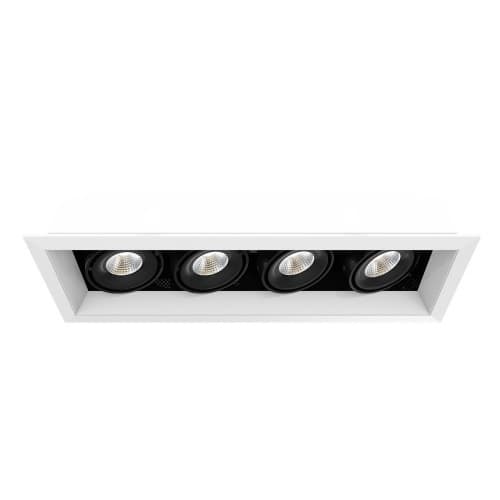 18-in 60W Recessed Downlight, 4-Light, Flood, 120V, 5156 lm, 3500K, WH