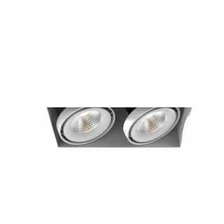 12-in 52W Recessed Downlight, 2-Light, Flood, 120V, 5000 lm, 3000K, WH