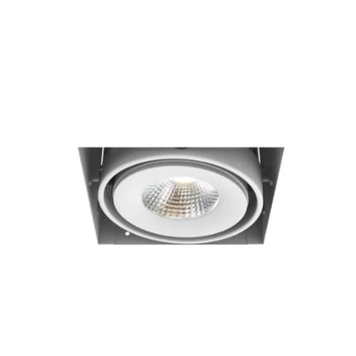 4-in 15W Recessed Downlight, 1-Light, Wide, 120V, 1290 lm, 3000K, WH