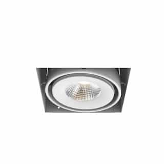 4-in 15W Recessed Downlight, 1-Light, Wide, 120V, 1290 lm, 3000K, WHT