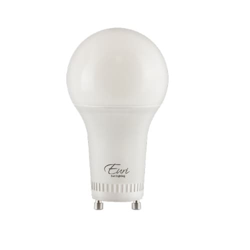 Euri Lighting 14W LED A19 Bulb, GU24, 1600 lm, 120V-277V, 2700K