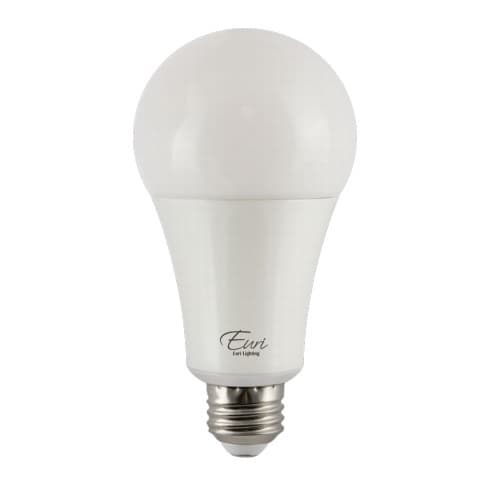 Euri Lighting 22W LED A21 Bulb, Dimmable, E26, 2550 lm, 120V, 3000K