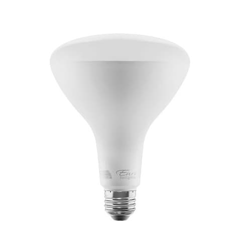 Euri Lighting 9W LED BR30 Bulb, Dimmable, E26, 800 lm, 120V, 3000K
