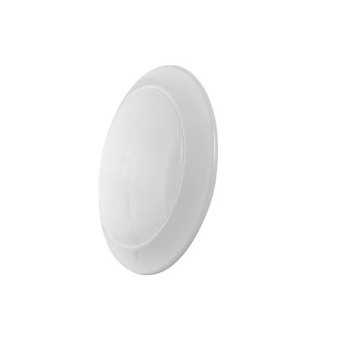 11.5W LED Flush Mount Ceiling Light, Round, 800 lm, 4000K, Frosted