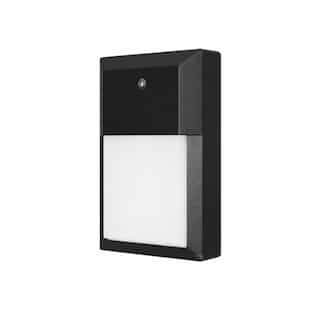 15.8W LED Wall Pack, Semi Cut-Off, 1600 lm, 120V, Selectable CCT, Black