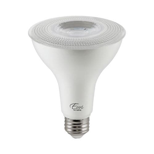 Euri Lighting 10W PAR30 LED Bulbs, Directional, Dim,  E26, 900 lm, 120V, 3000K