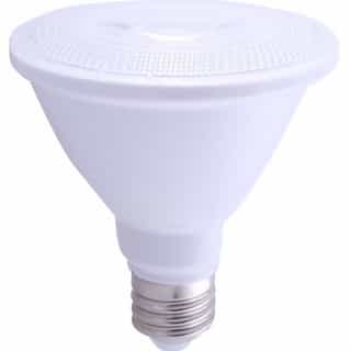 12W LED PAR30 Bulb, Short Neck, Dimmable, 40 Degree Beam, E26, 850 lm, 120V, 3000K