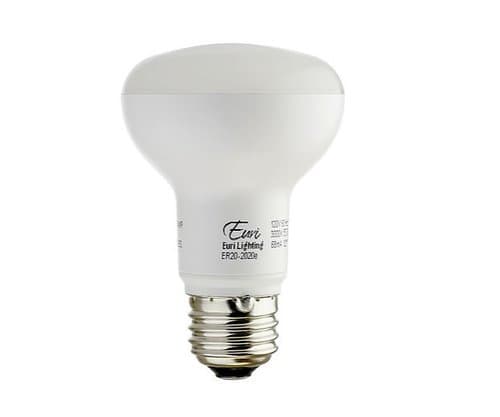 7.5W LED R20 Bulb, Dimmable, E26, 500 lm, 120V, 2700K