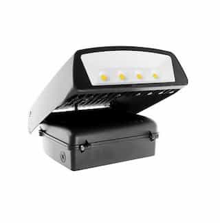 Euri Lighting 5000K 70W 120-277V 7500lm Black LED Wall Pack