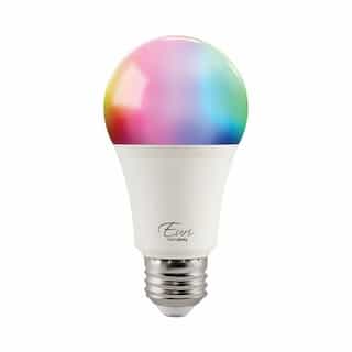 9W LED A19 Bulb, Dim, E26, 810 lm, 120V, 2700K-5000K, Frosted