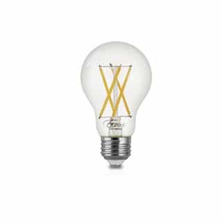 Euri Lighting 7W LED A19 Filament Bulb, Dimmable, E26, 800 lm, 120V, 2700K