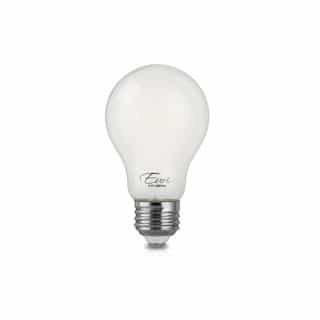 Euri Lighting 8W LED A19 Filament Bulb, Dimmable, E26, 800 lm, 120V, 2700K, Frosted