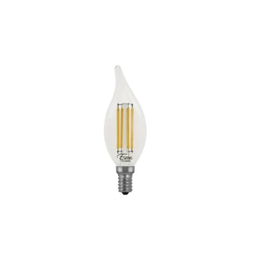 4.5W B10 LED Filament Bulb, Dimmable, E12, 500 lm, 2700K