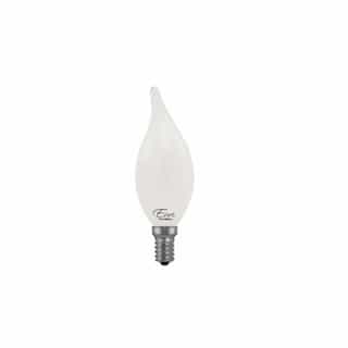 4.5W LED BA10 Filament Bulb, Dimmable, E12, 450 lm, 120V, 2700K, Frosted