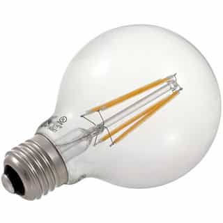 2700K 7W G25-2000E Warm White LED Filament Bulbs - Energy Star