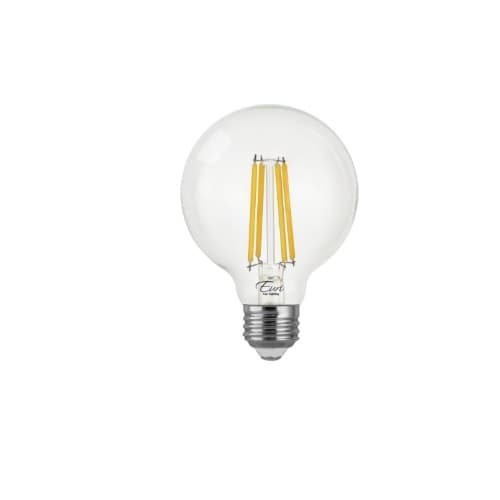 Euri Lighting 7W LED G25 Filament Bulb, Dimmable, E26, 800 lm, 120V, 2700K