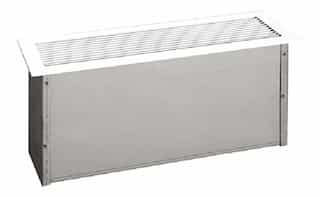 1500W Floor Insert Fan Heater, 240 V, Silica White