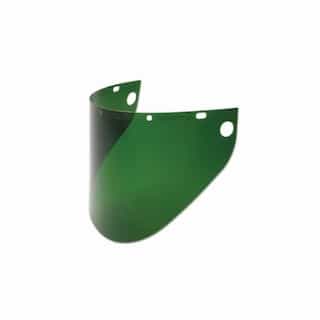 Extended View Dark Green Face Shield .040"
