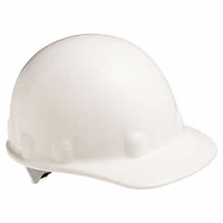 0.92 lb White Thermoplastic 8 Pt. Ratchet SuperEight Hard Hat