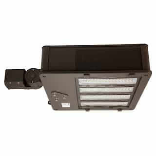 110 Watt Black LED Shoebox Light with 6'' Extruded Arm Mount, 5000K