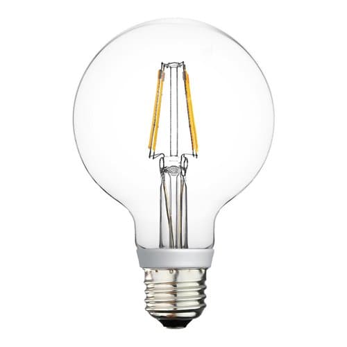 Euri Lighting 4 Watt Decorative Filament LED Bulb, 2700K