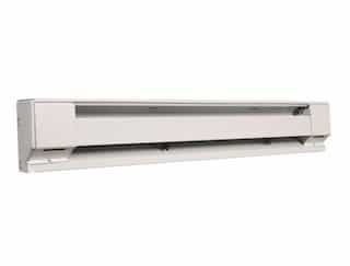 2500W Electric Baseboard Heater, 240V, 8 Foot, White