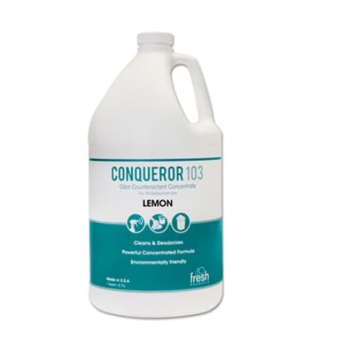 Fresh Conqueror 103 Lemon Scent Odor Counteractant Concentrate Cleaner