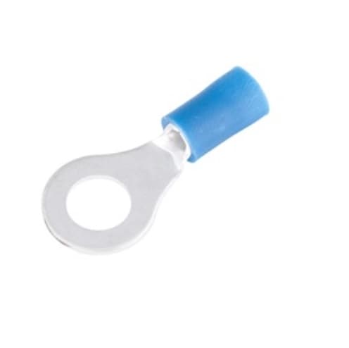 #16-14 Blue Ring Terminals, Vinyl-Insulated