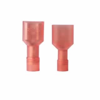 Red Disconnects, M/F Pair, Fully-Insulated