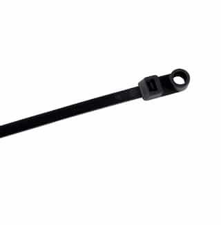 8" Black Mounting Cable Ties