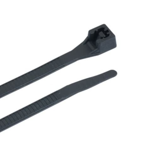 8" Black Double Lock Cable Ties