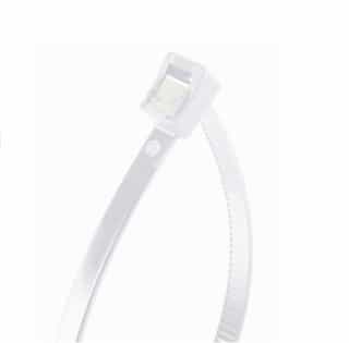 14" White Self-Cutting Cable Ties