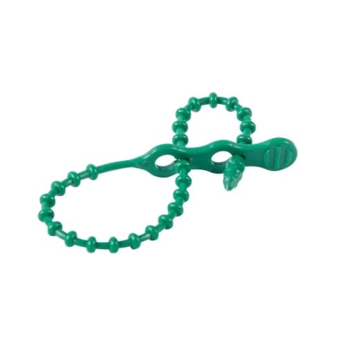8" Green Beaded Cable Ties