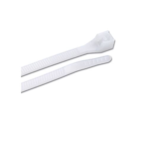 4" White Standard Cable Ties