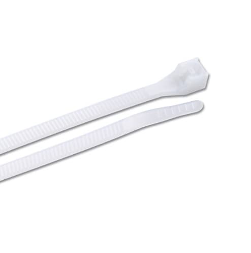 Calterm 8" White Cable Ties, Vertical
