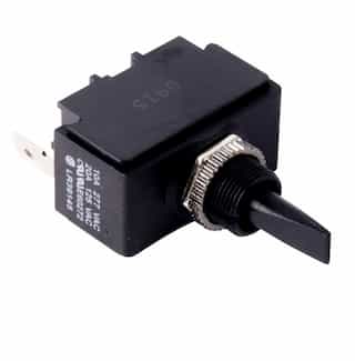 10/20 Amp Black Toggle Switch, Double-Insulated