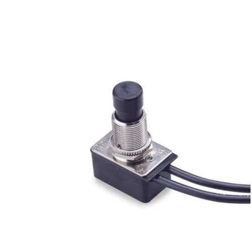 10/4 Amp Push-Button Switch w/ Wire Leads