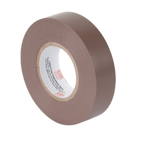 66-Ft Long Electrical Tape, Brown