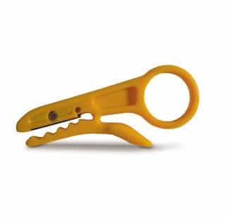 UTP/STP Cable Stripper, Round, Yellow