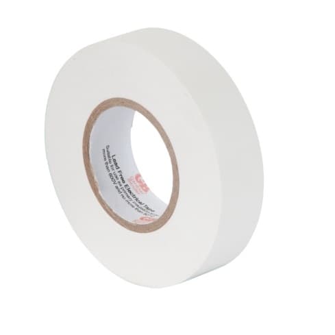 66-Ft Long Electrical Tape, White