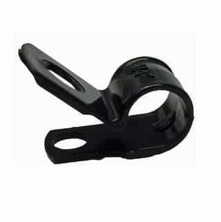 1/4" Black Plastic Cable Clamps