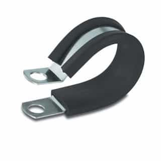 Black Rubber Insulated Clamps, Metal
