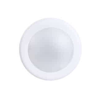 4-in 11W LED Disk Light, Dimmable, 650 lm, 120V, Selectable CCT, WHT