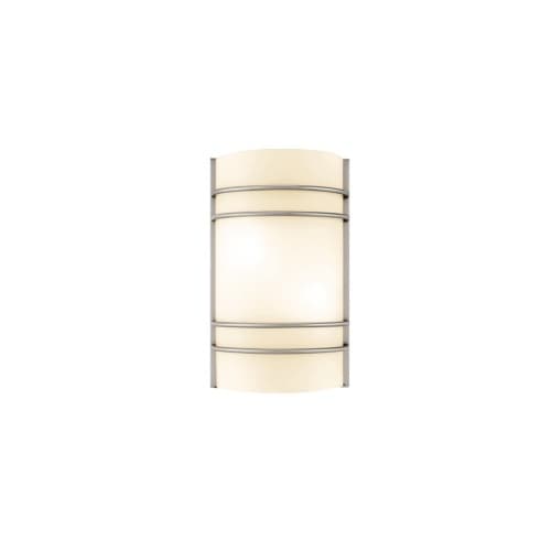 9W Wall Sconce, 800 lm, 120V, 3000K, Frosted Acrylic Lens, Bronze