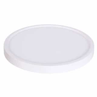 GlobaLux 10W 5" Round Edge Lit LED Disk, Dimmable, 3000K, Black
